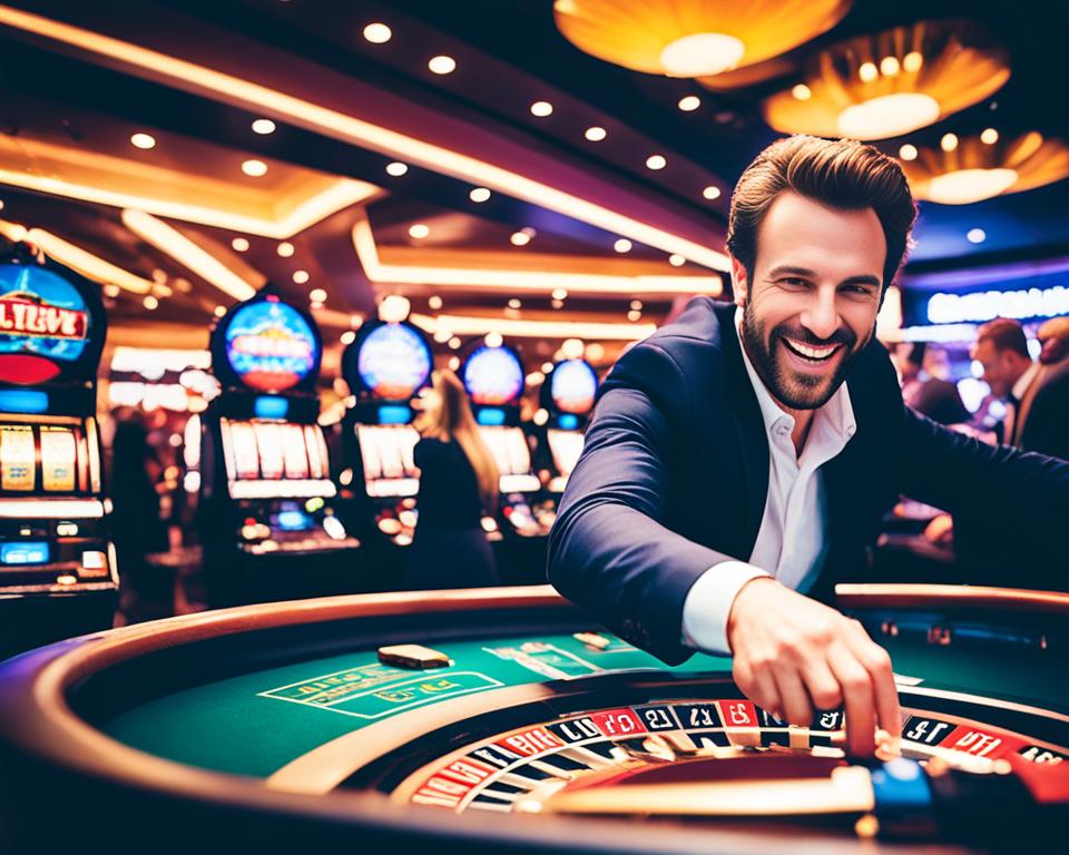 MegaCasino promo code - man and roulette